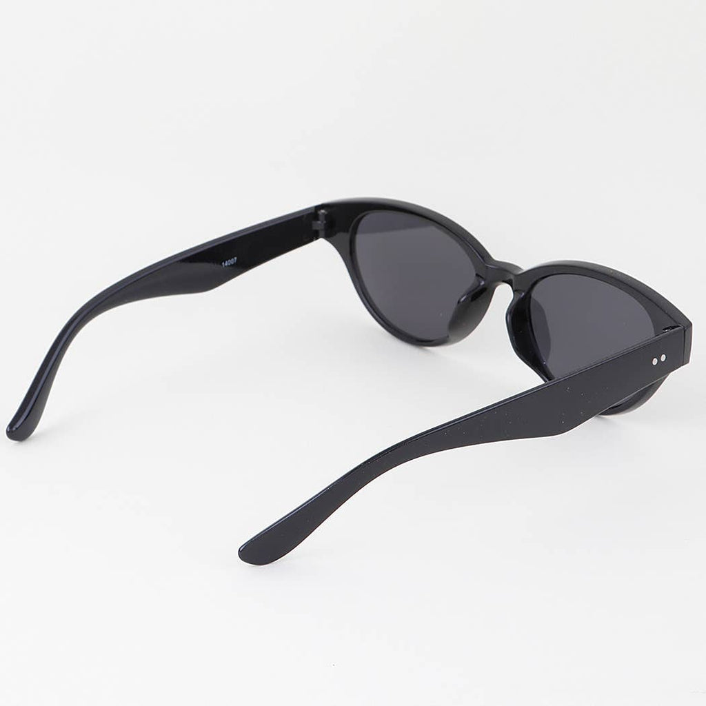 Double Bolted Oval Sunglasses