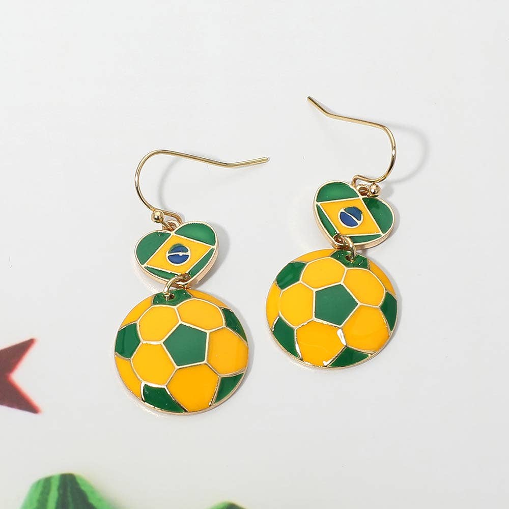 FIFA World Cup Soccer Ball Earrings