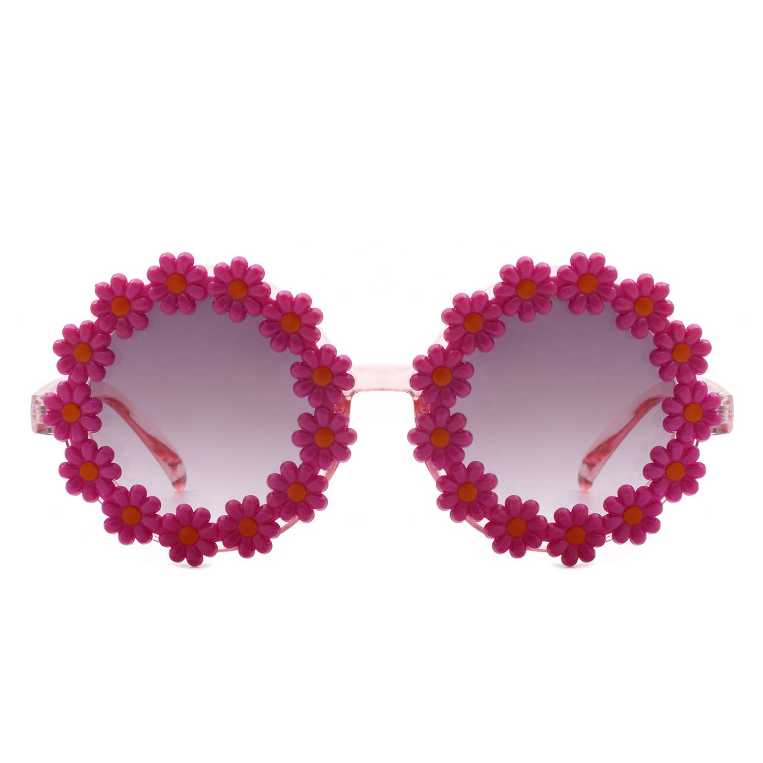 Kids Round Flower Sunglasses