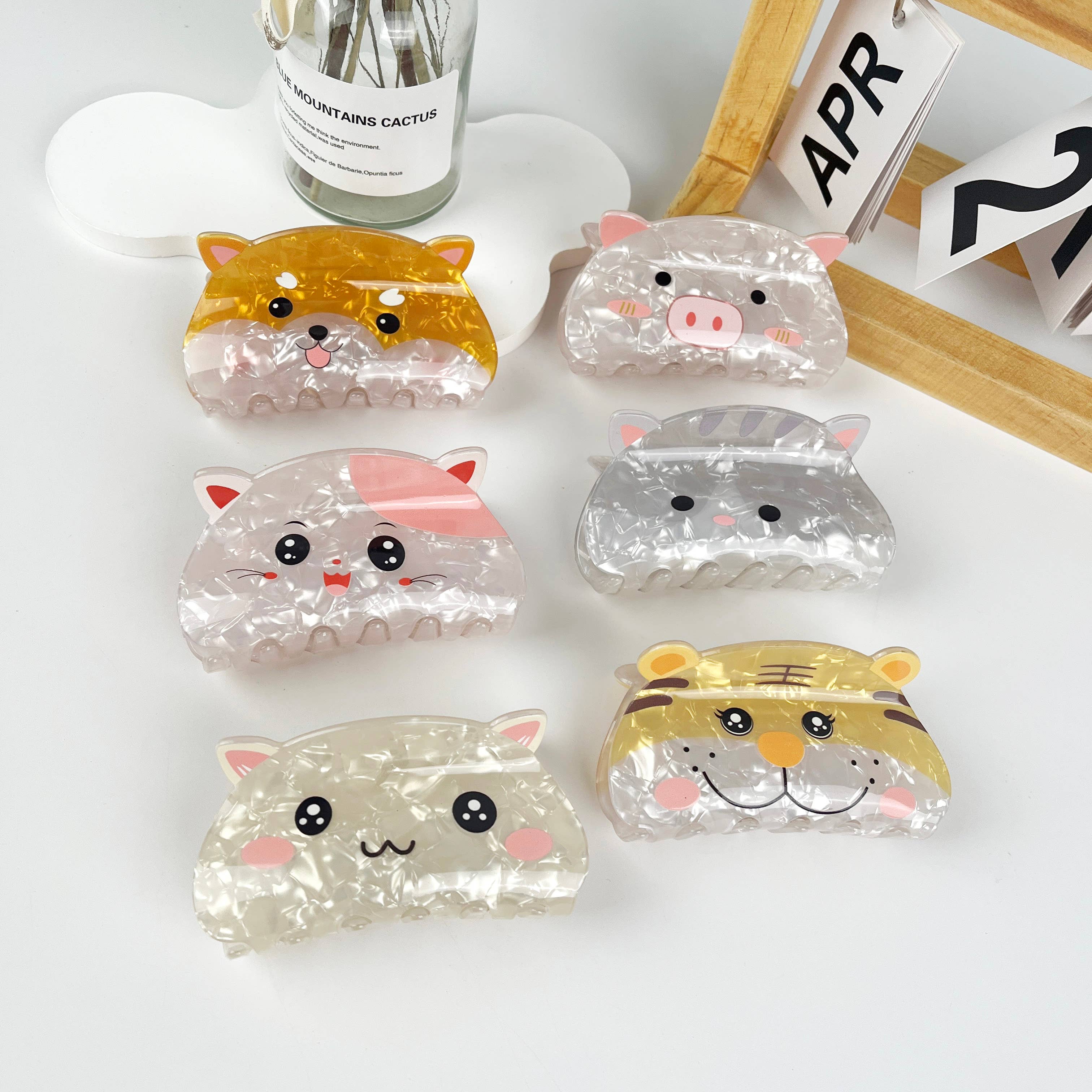 Lovely cartoon animal hair claw clip