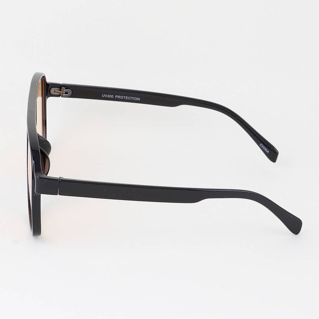 Bright Straight Aviator Sunglasses
