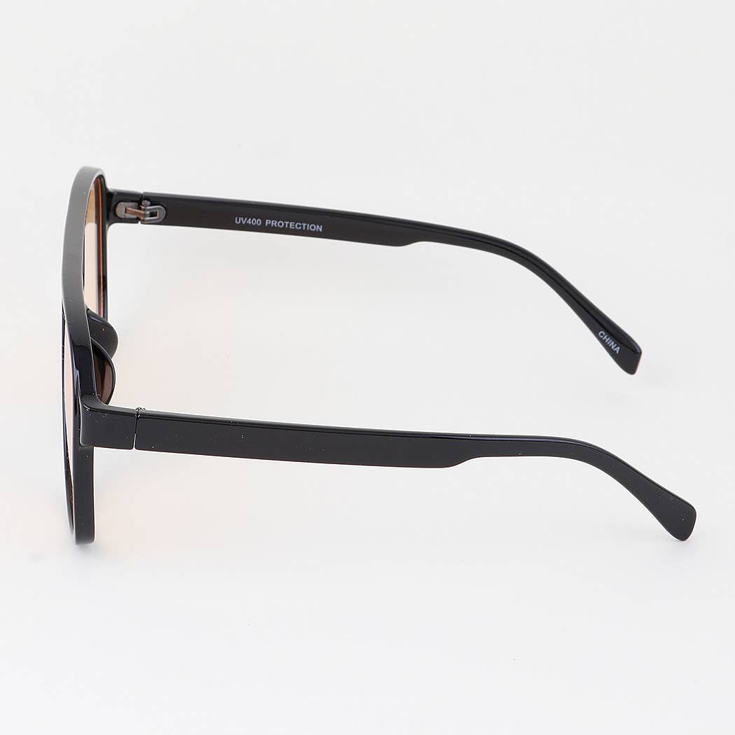 Bright Straight Aviator Sunglasses
