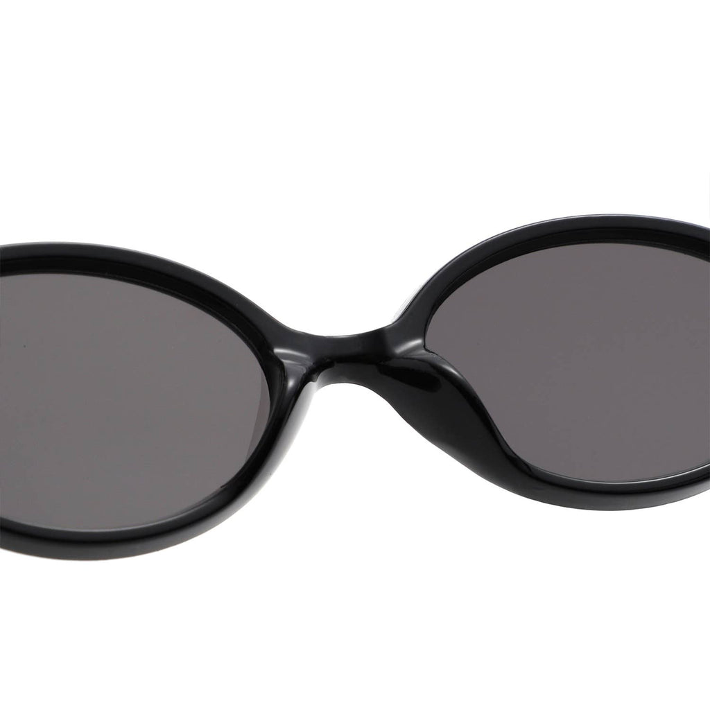 Retro Oval Slim Vintage Round Sunglasses