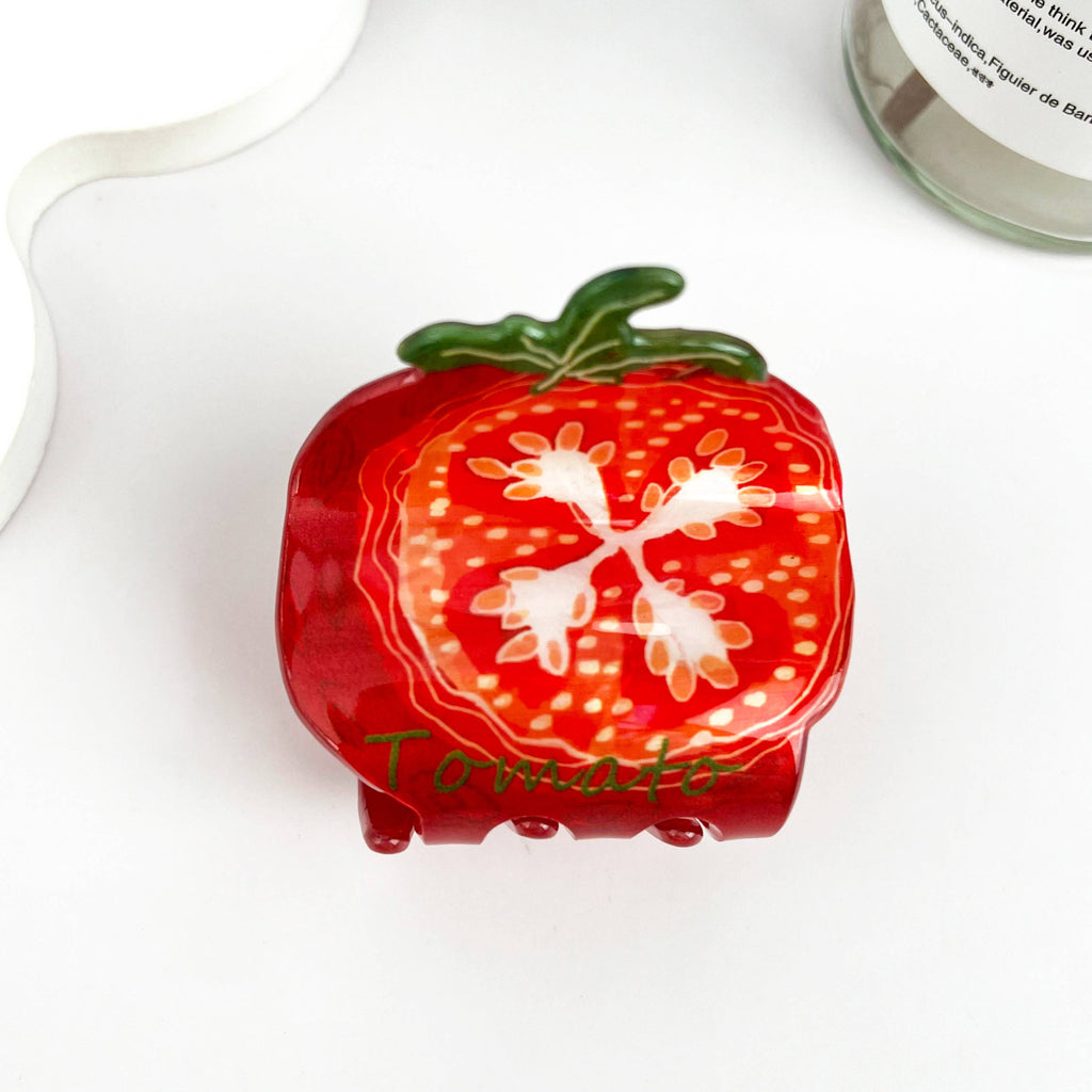 Cute & Fun Versatile Fruit Print Hair Claw Clip