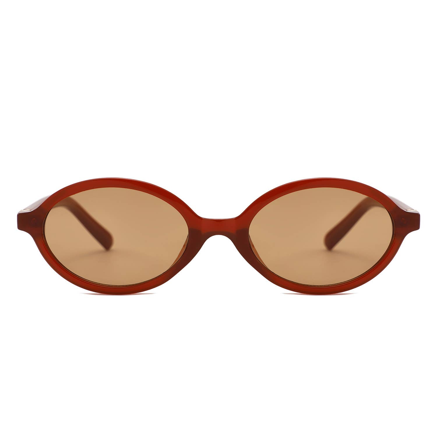 Retro Oval Slim Vintage Round Sunglasses