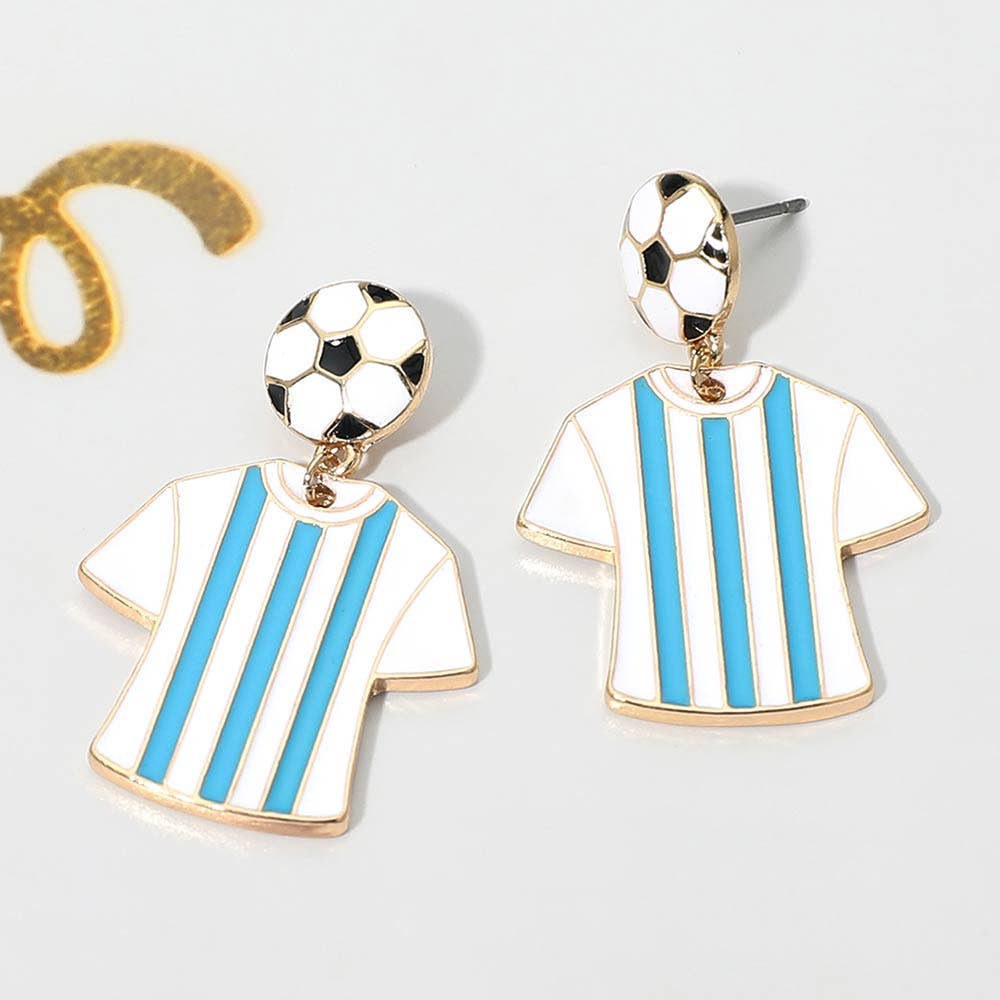 FIFA World Cup Jersey Earrings