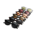 Classic Round Keyhole Tinted Lens Circle Fashion Sunglasses
