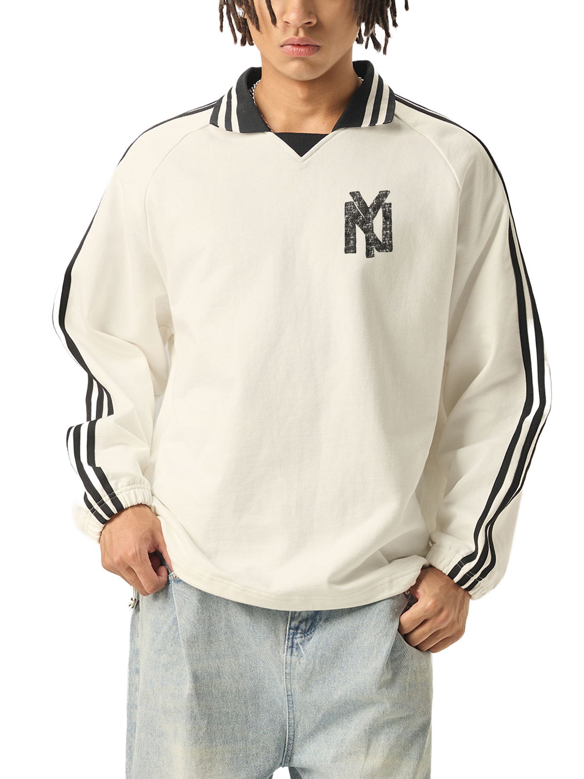 The Coach Striped NY Sweatshirt