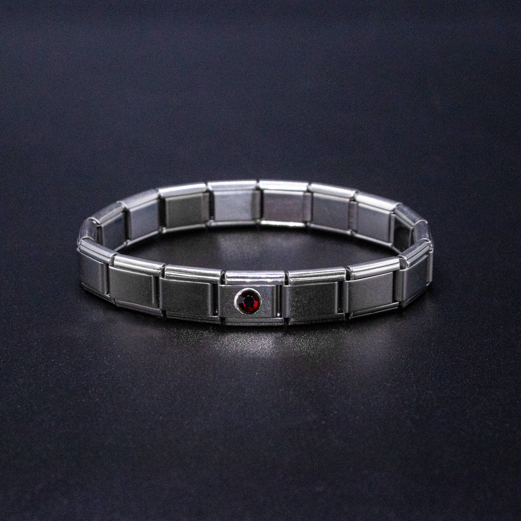 Italian Charm Bracelet Birthstone - Link Jewelry