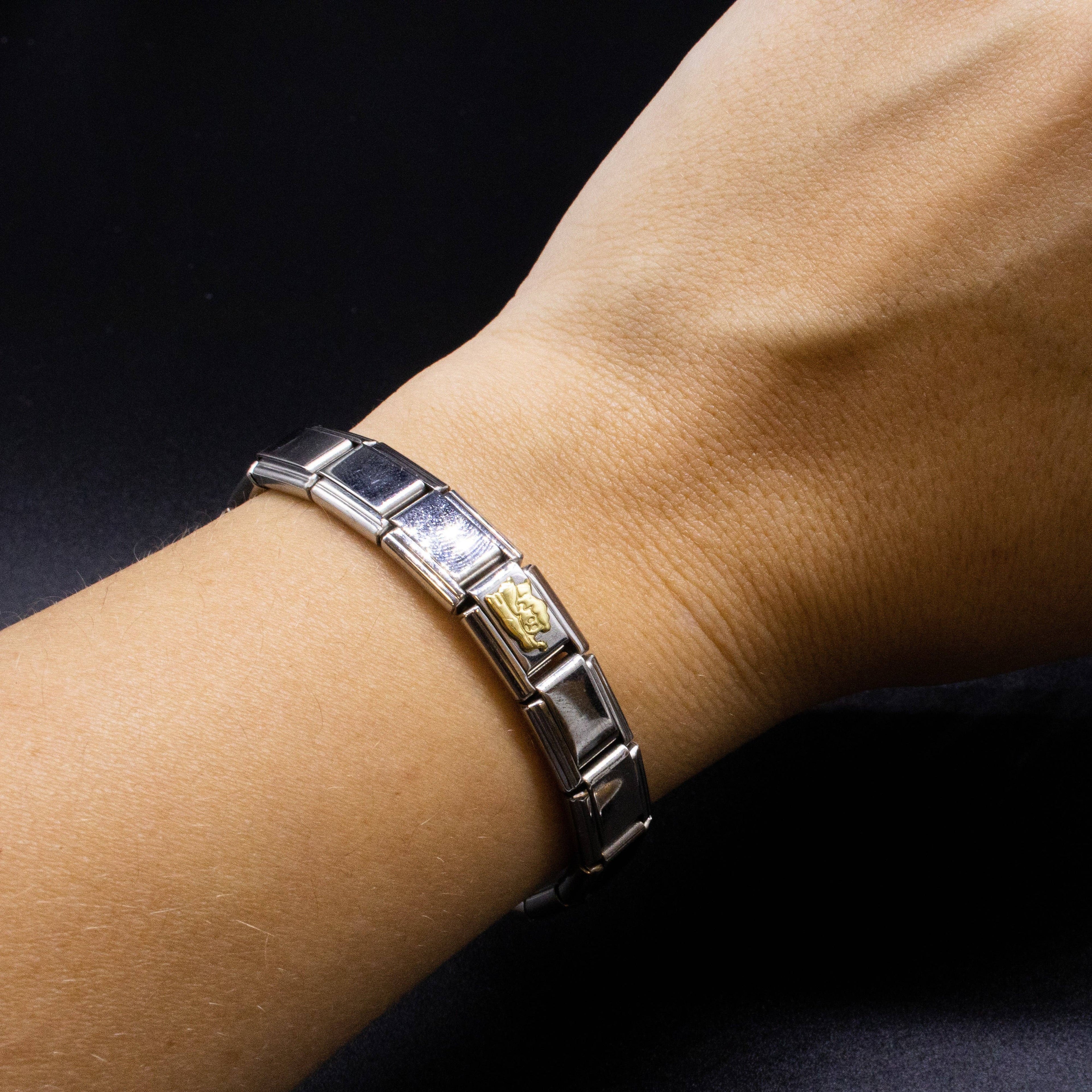 Italian Bracelet Charm - Angel 9mm Links