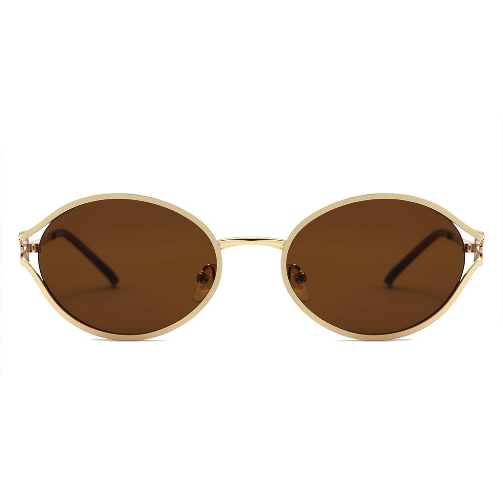 Vintage Oval Retro Fashion Round Sunglasses