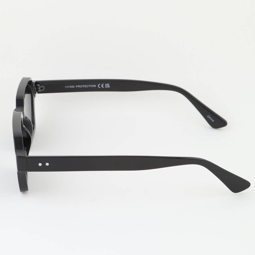 Simple Tinted Geometric Cut Sunglasses