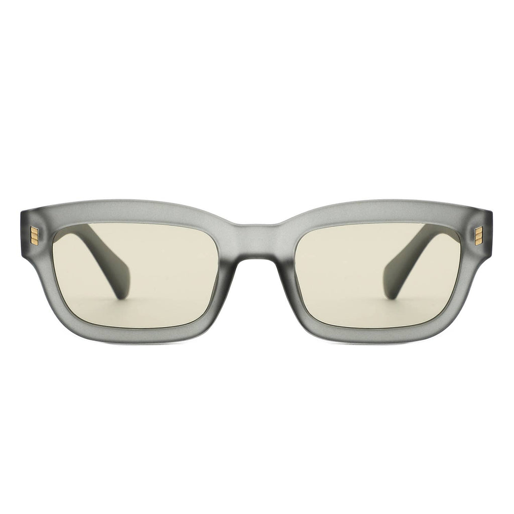 Rectangular Fashion Bold Vintage Inspired Sunglasses