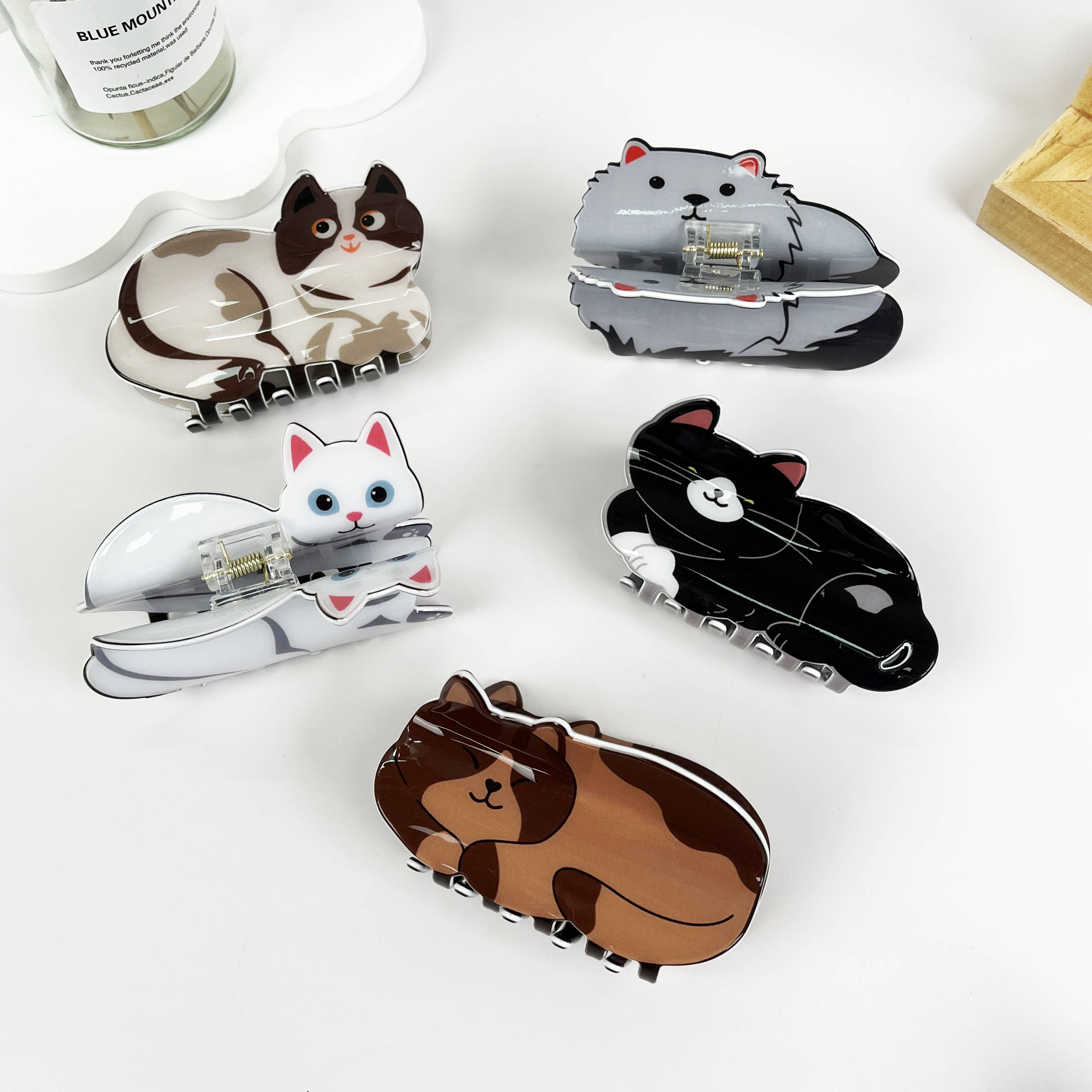 Cat Animal Hair Claw Clip