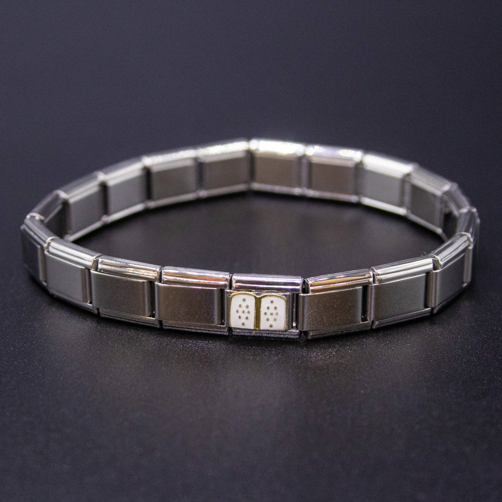 Italian Bracelet Charms - Holy Bible Religious 9mm Links