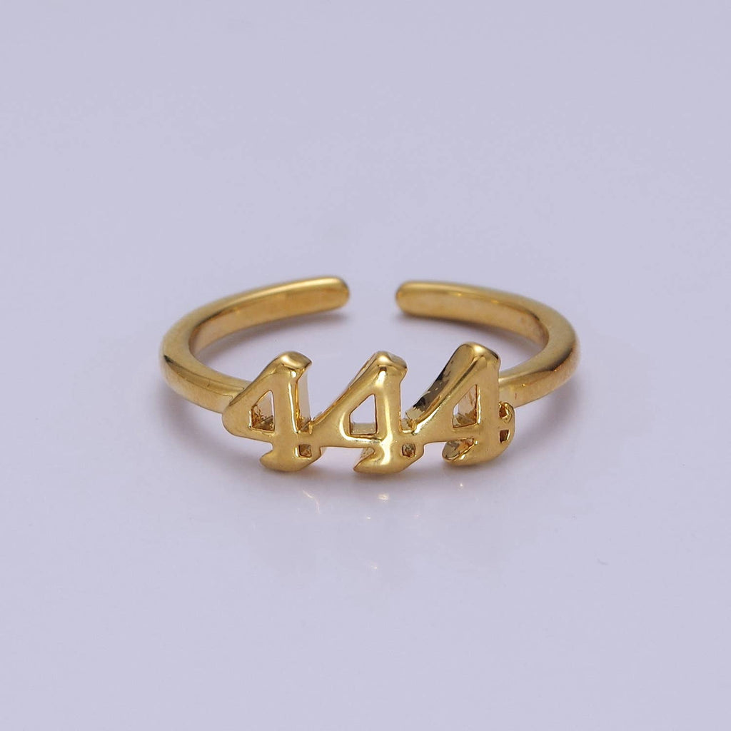 Gold/Silver Number Minimalist Casual Open Ring O2047~O2064