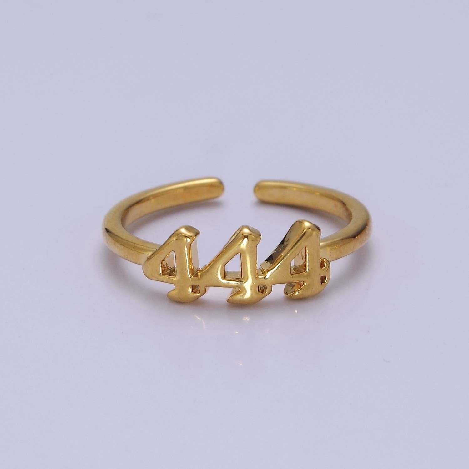 Gold/Silver Number Minimalist Casual Open Ring O2047~O2064
