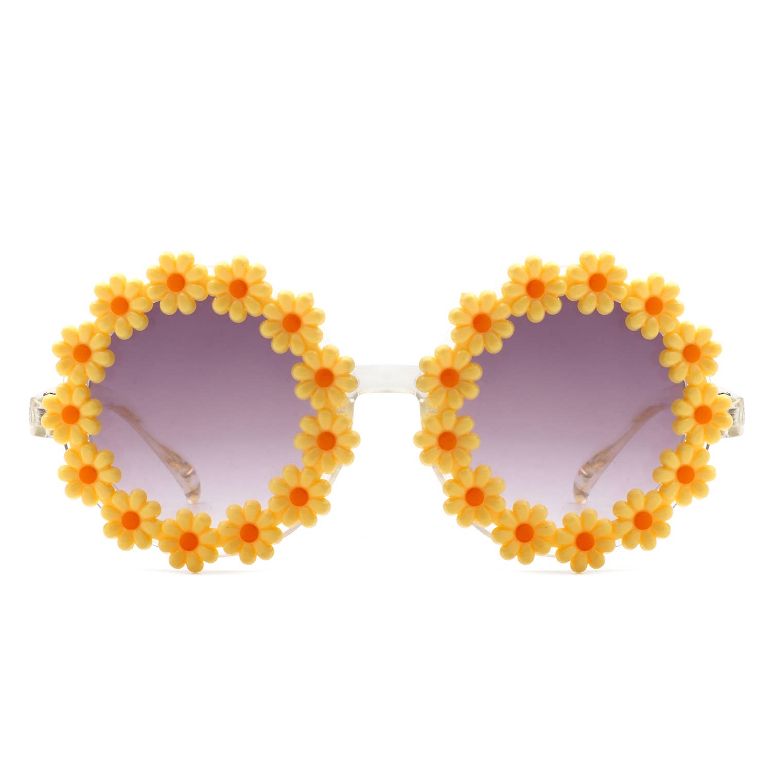 Kids Round Flower Sunglasses