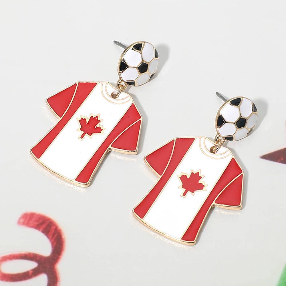 FIFA World Cup Jersey Earrings