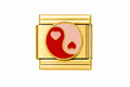 Pink Red Yin and Yang