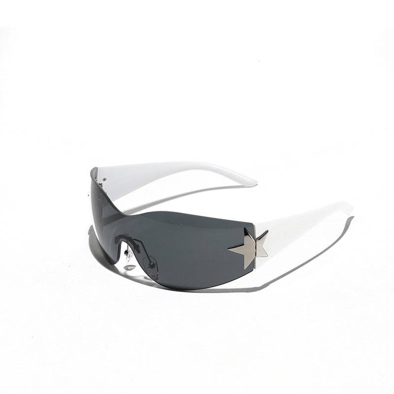 Trendy Star-Shaped Rimless Sunglasses for Men and Women