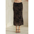 Dinner Plans Mesh Maxi Skirt