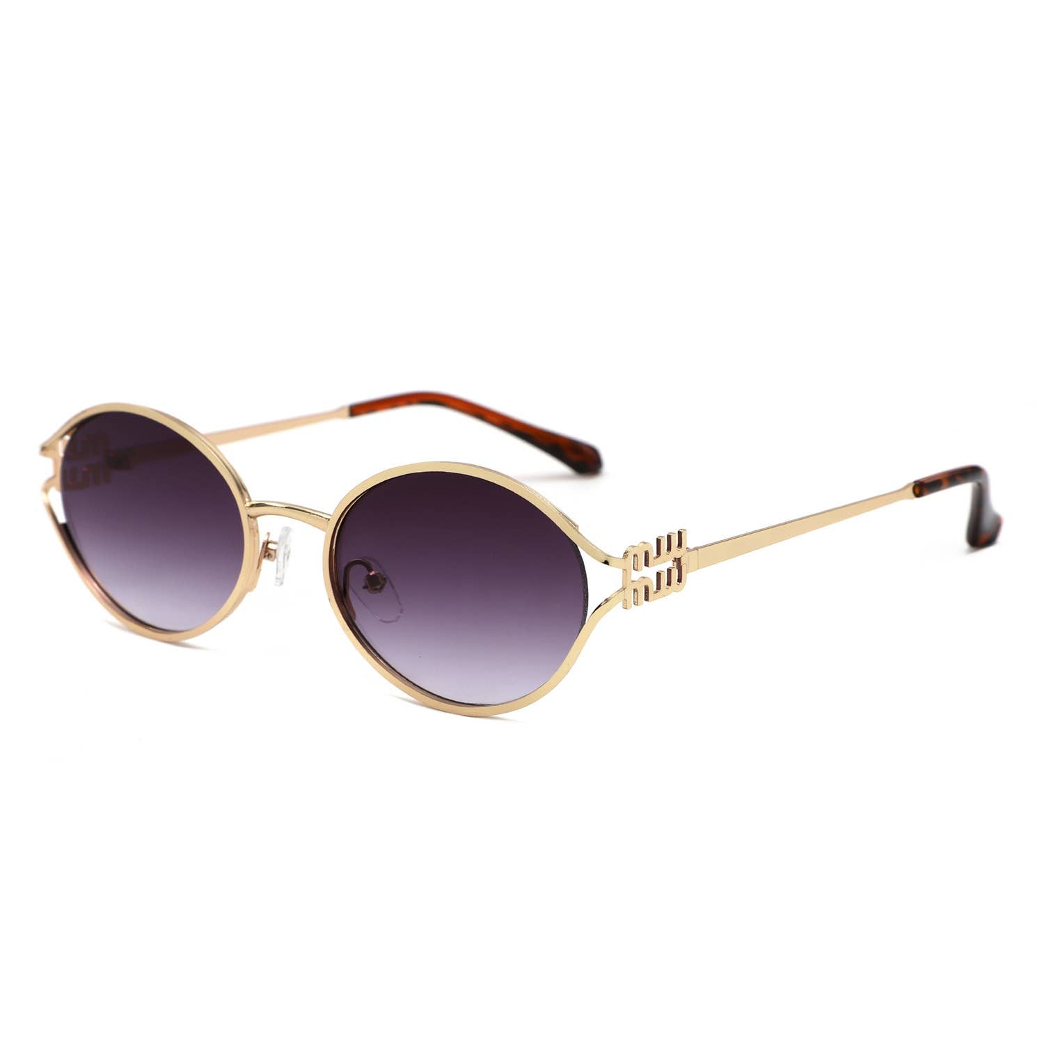 Vintage Oval Retro Fashion Round Sunglasses