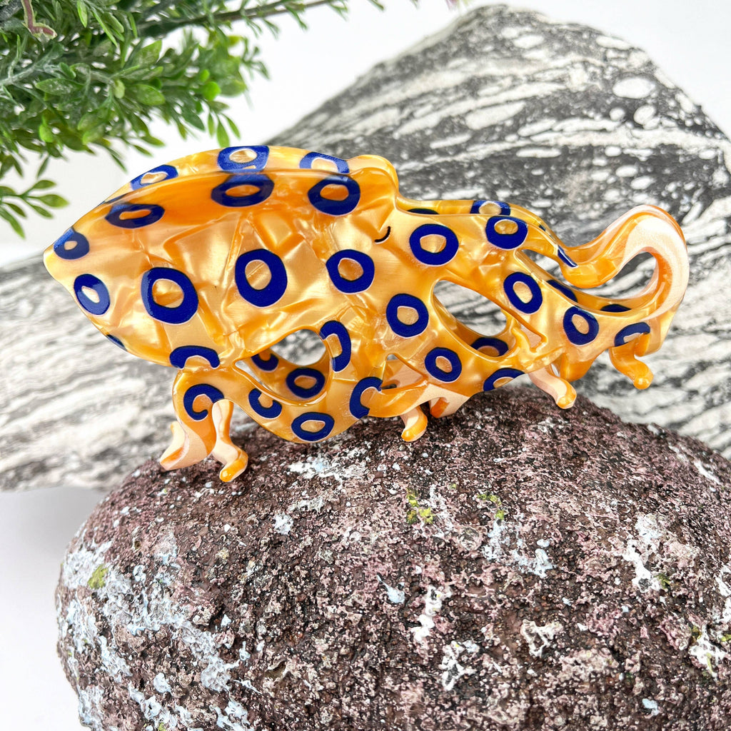 Blue ring octopus and Small Dumbo Octopuses Claw Clip