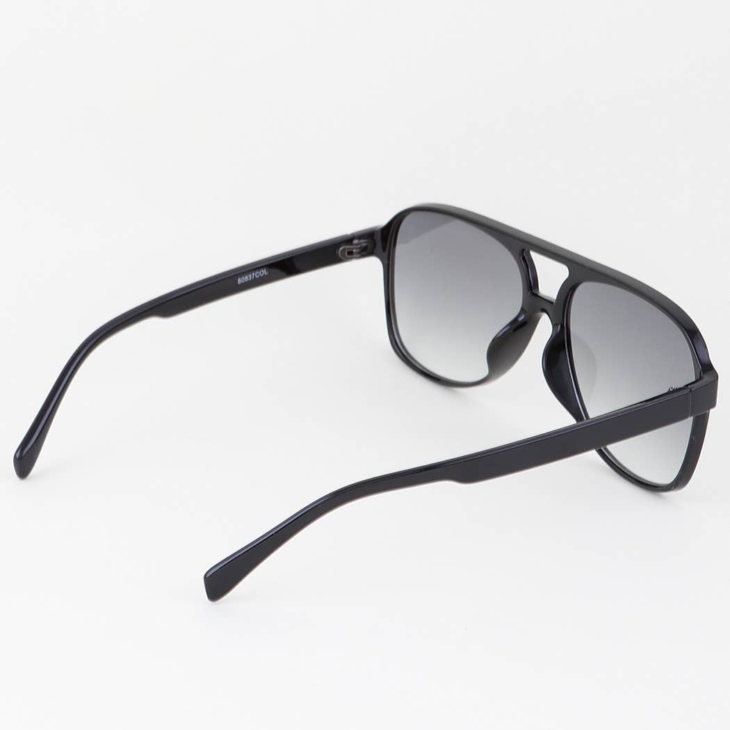 Bright Straight Aviator Sunglasses