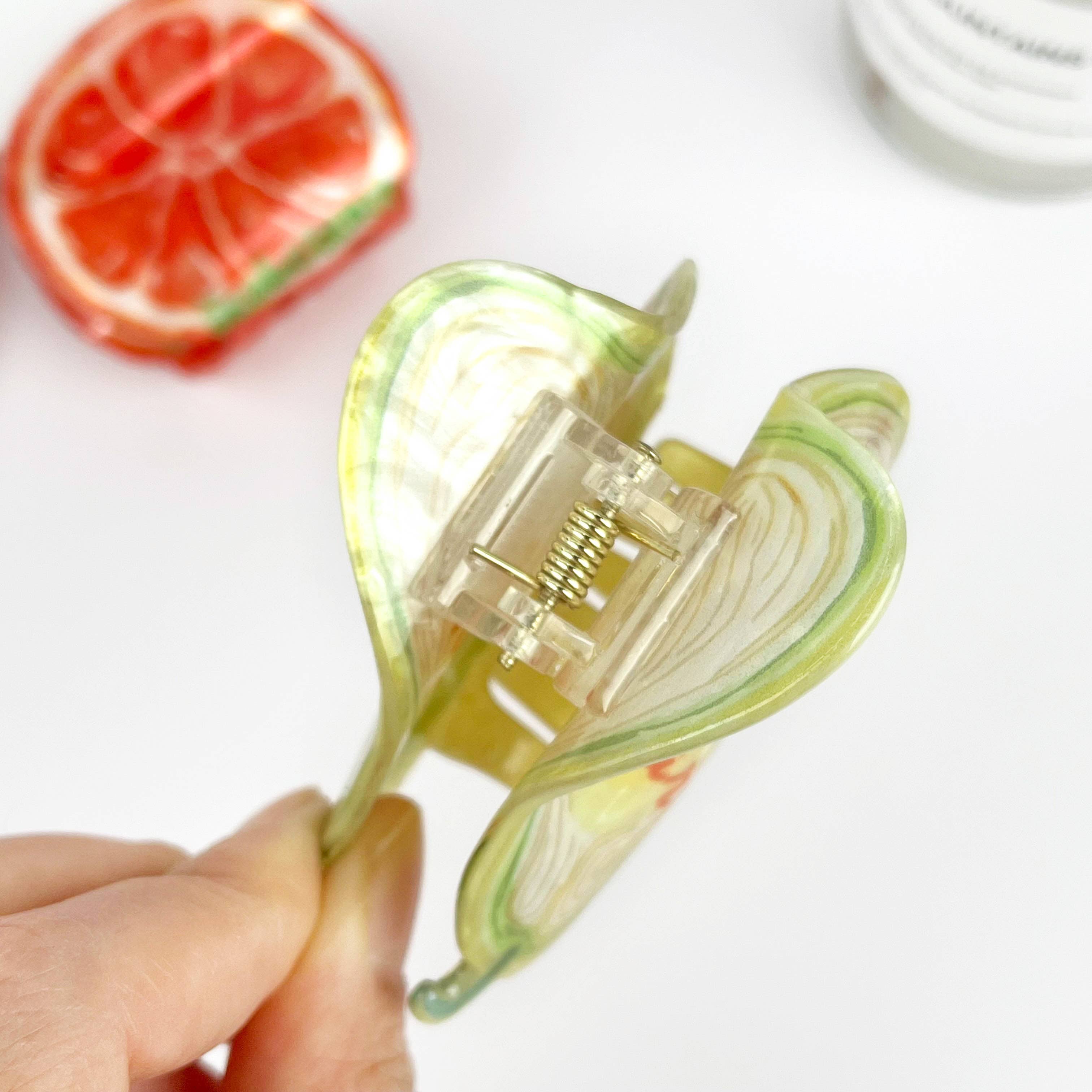 Cute & Fun Versatile Fruit Print Hair Claw Clip
