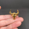 Ox Head 18K Gold Plated Stainless Steel Ring - FGS