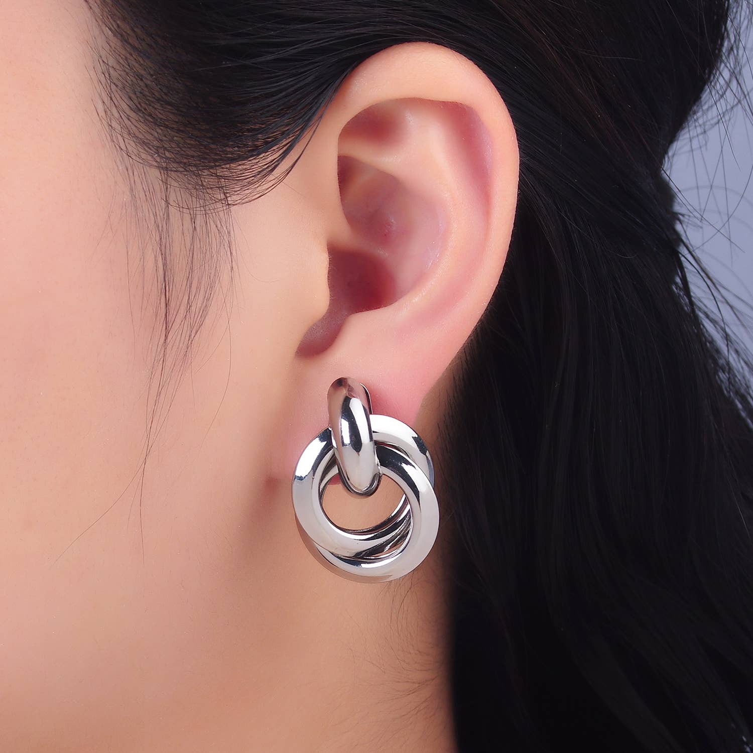 24K Gold Filled Minimalist Door Knocker Studs | Q526 Q530