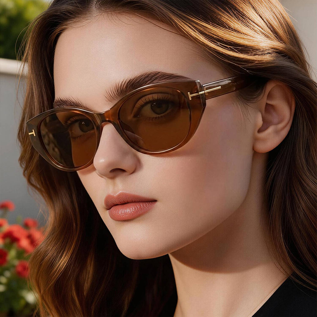 Women Retro Cat Eye Vintage Fashion Sunglasses