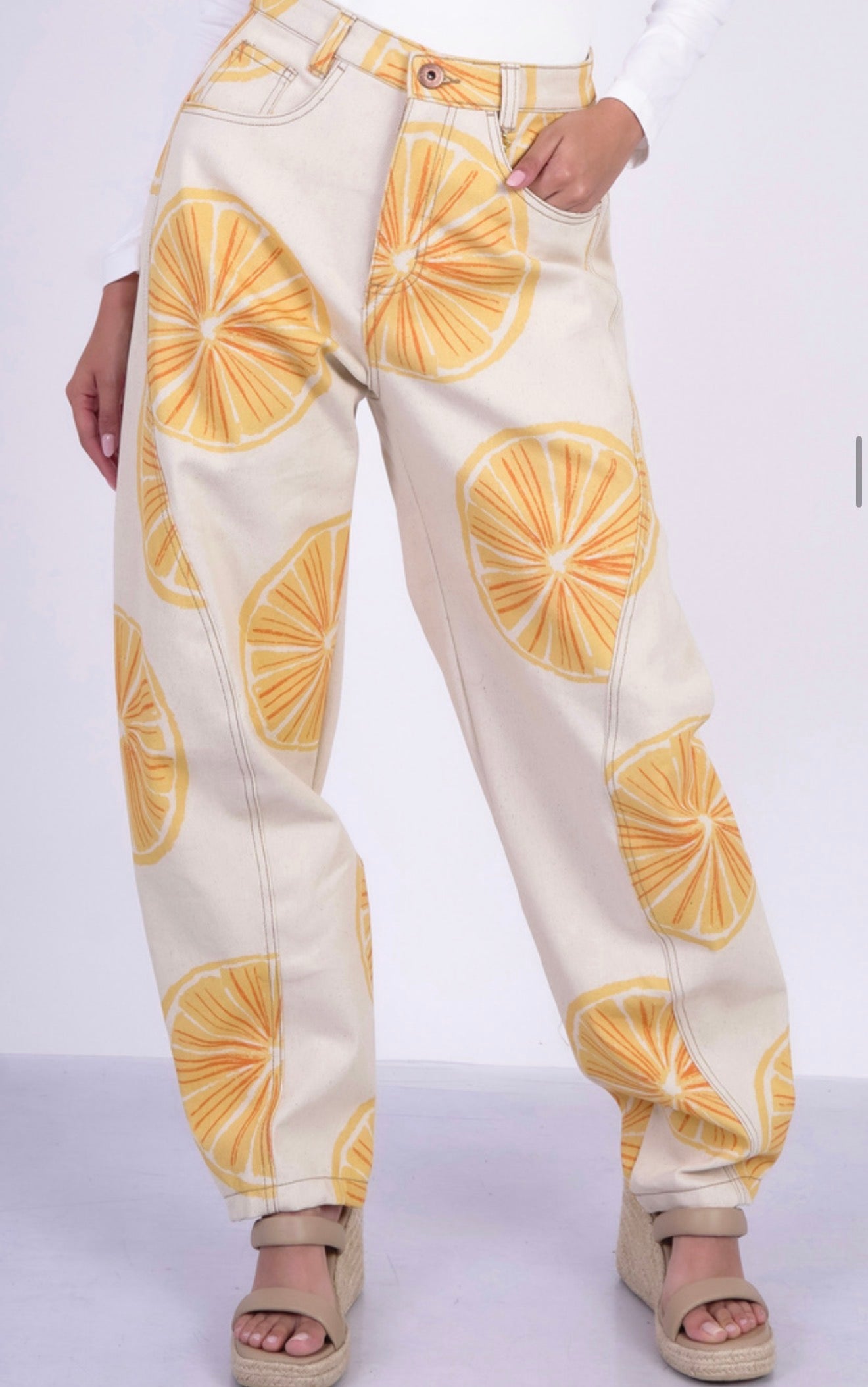 Orange Pants