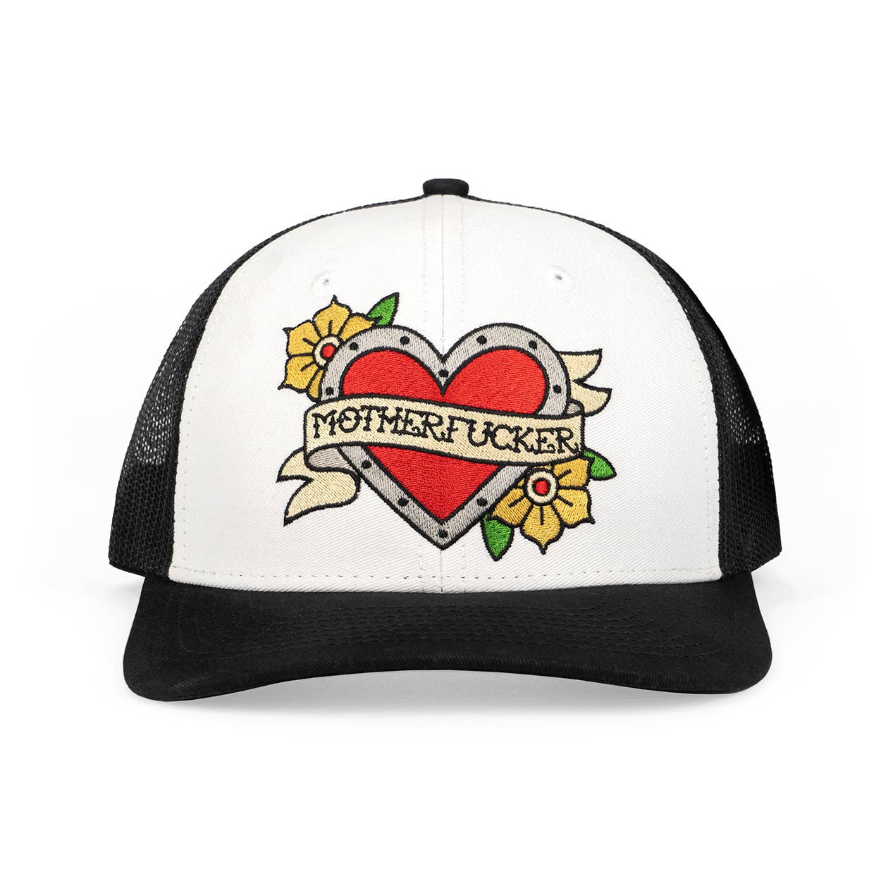Tattoo Heart Motherfucker Trucker Hat, WHT-006