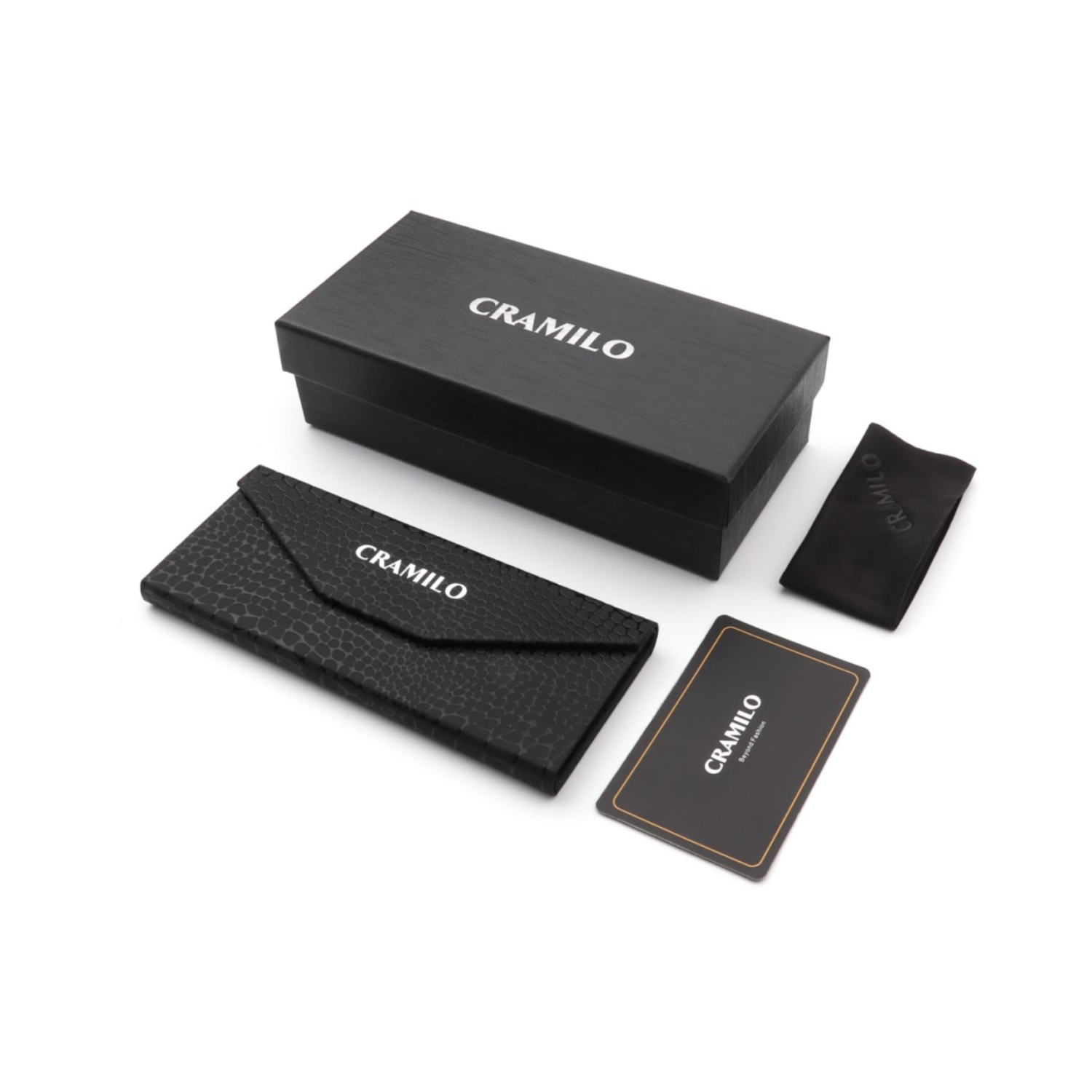 Rectangle Rimless Sleek Wrap Around Fashion Sunglasses