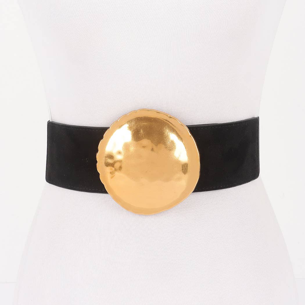 Metal Buckle Elastic Belt