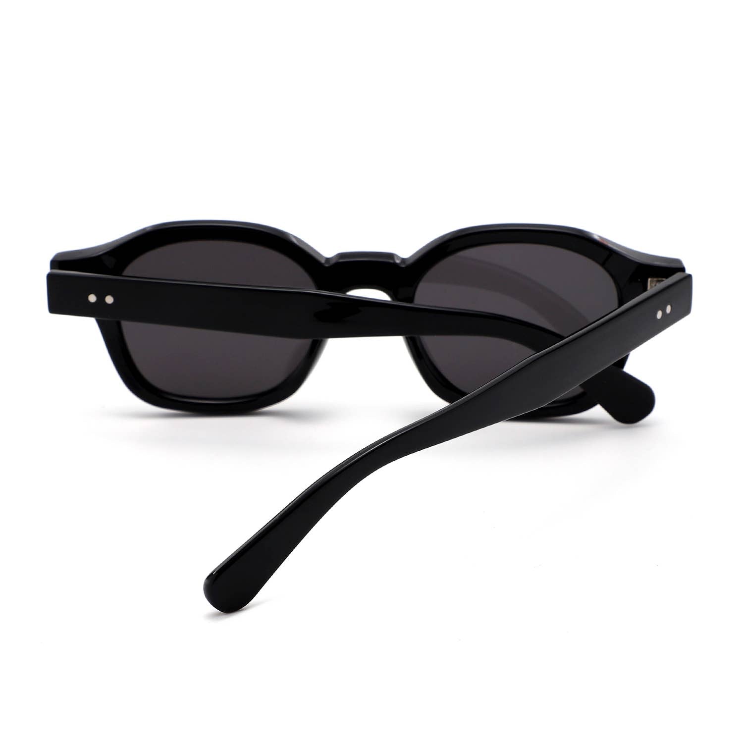 Classic Round Thick Frame Modern Sunglasses