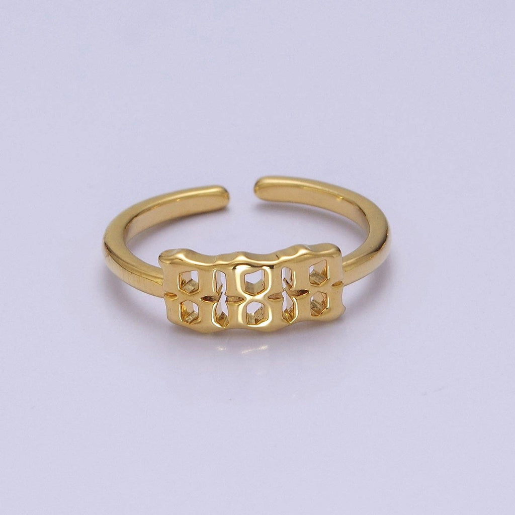 Dainty Angel Number Ring, Minimalist Gold Filled Ring Unisex