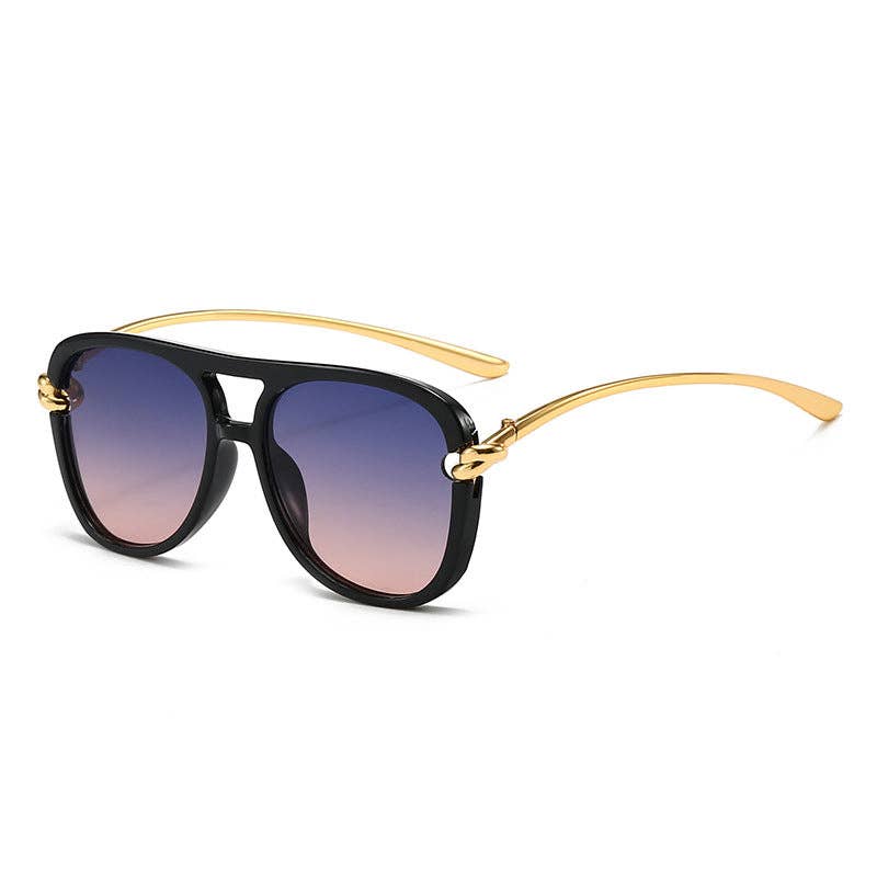 Bohemian Leopard Print Pilot Sunglasses for Women Stylish Vacation Shades