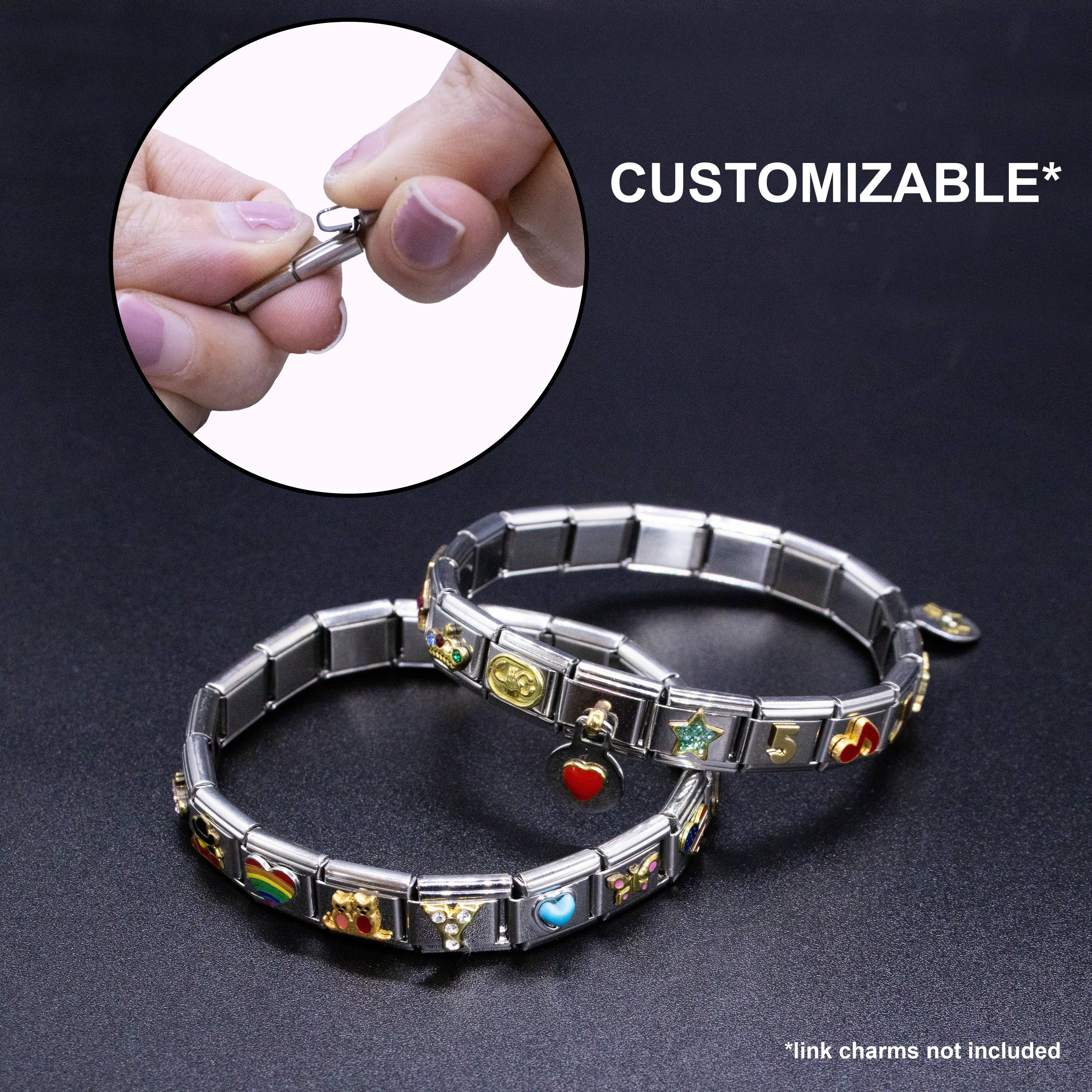 Italian Charm Bracelet Starter - 316L Stainless Steel