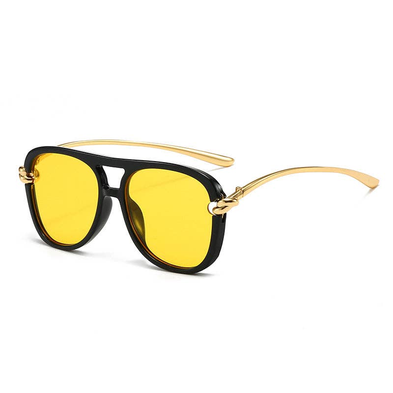 Bohemian Leopard Print Pilot Sunglasses for Women Stylish Vacation Shades