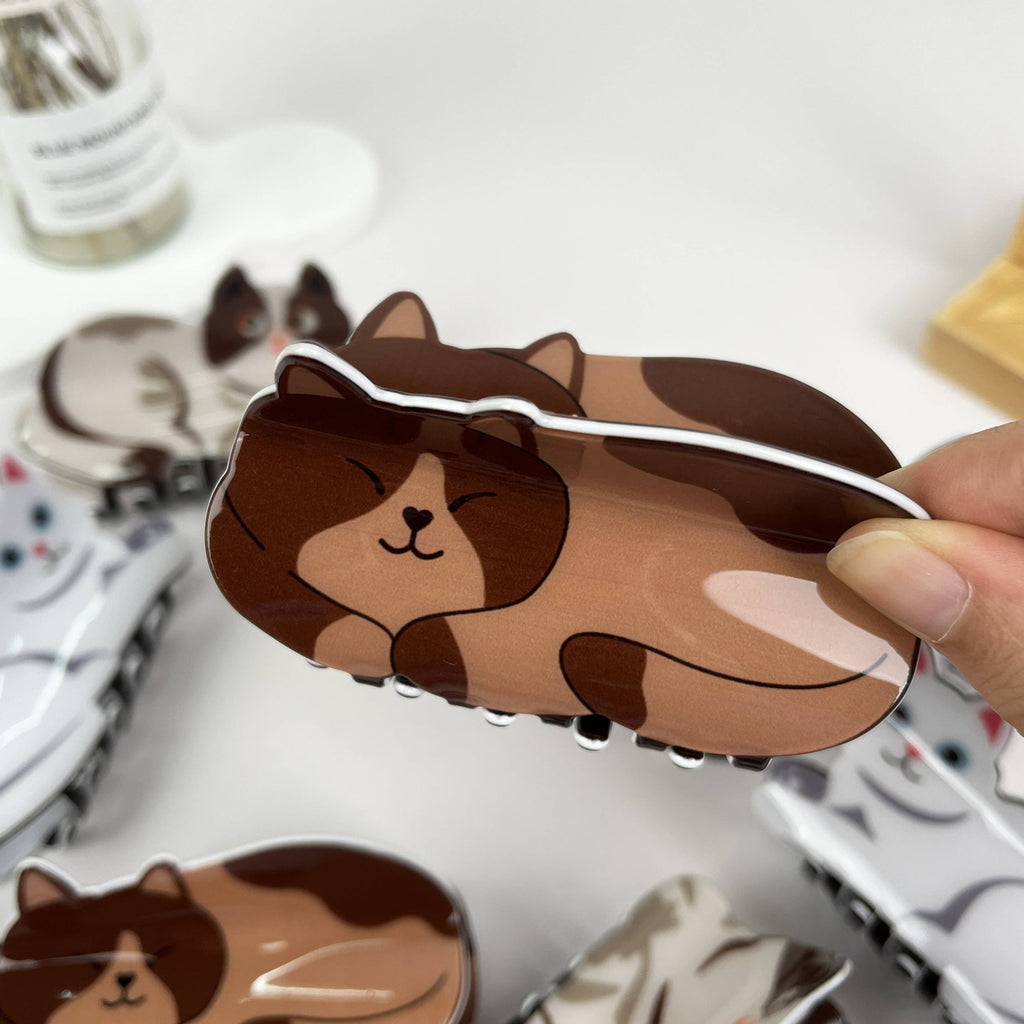 Cat Animal Hair Claw Clip