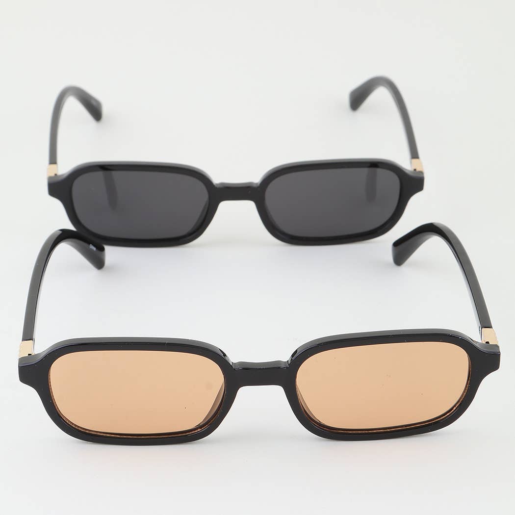 Chic Pyramid Frame Round Sunglasses