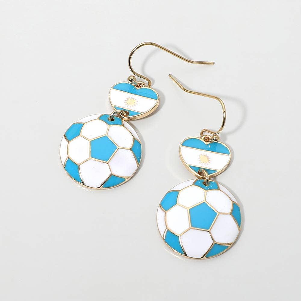 FIFA World Cup Soccer Ball Earrings