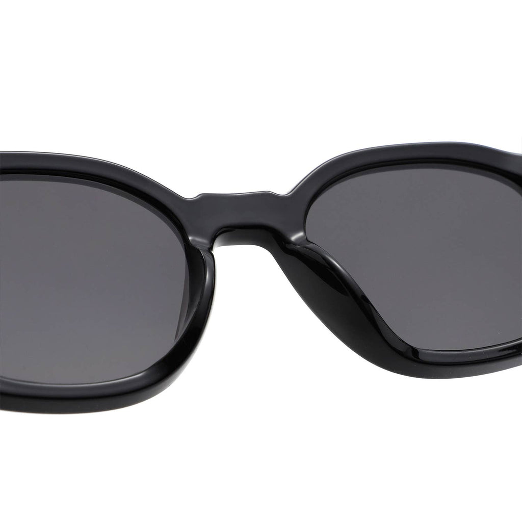 Classic Round Thick Frame Modern Sunglasses