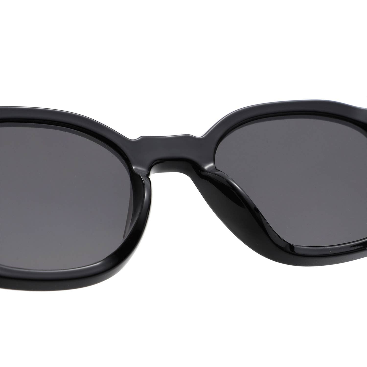 Classic Round Thick Frame Modern Sunglasses