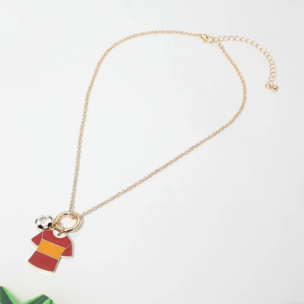 World Cup Soccer Jersey Necklace