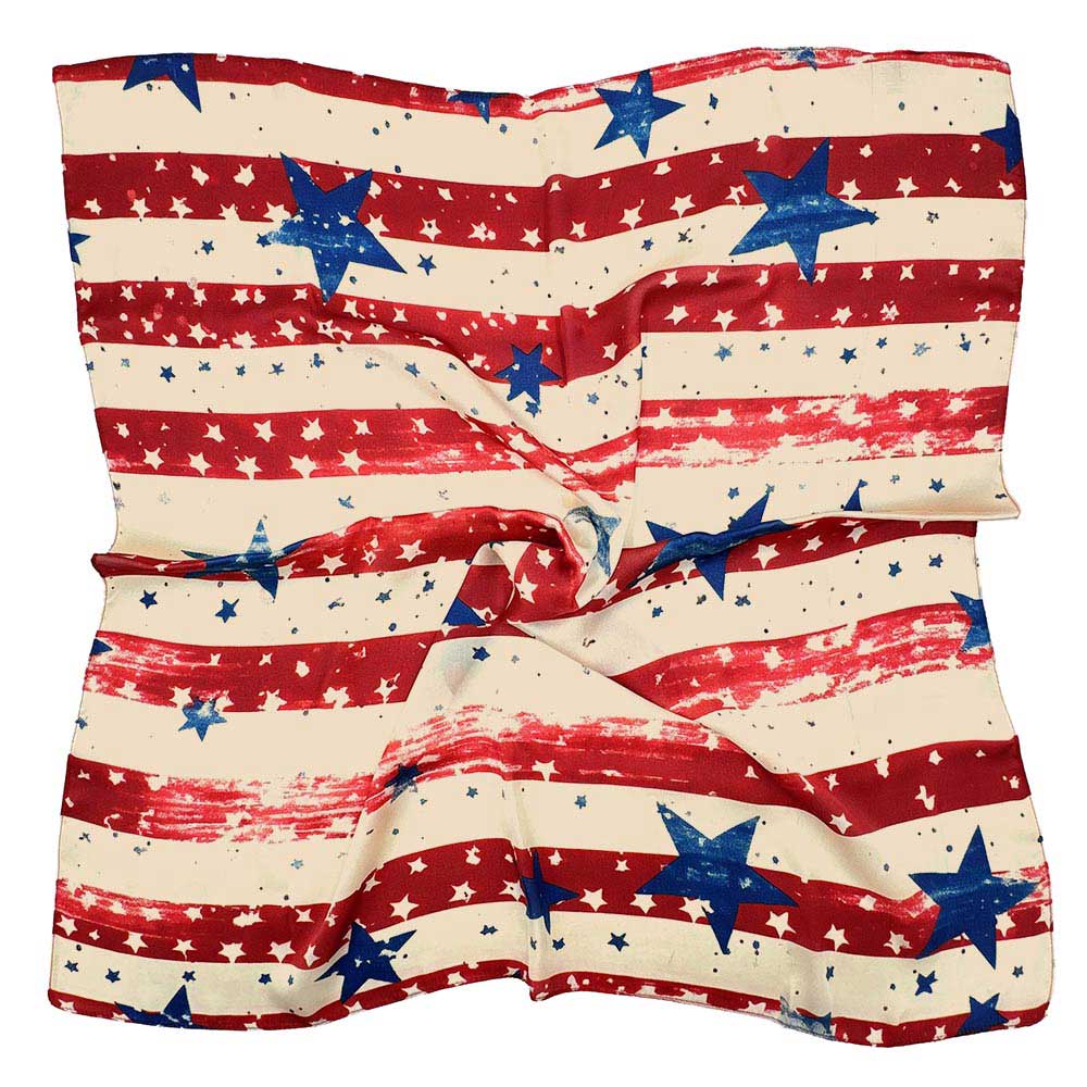 Vintage USA Flag Scarf