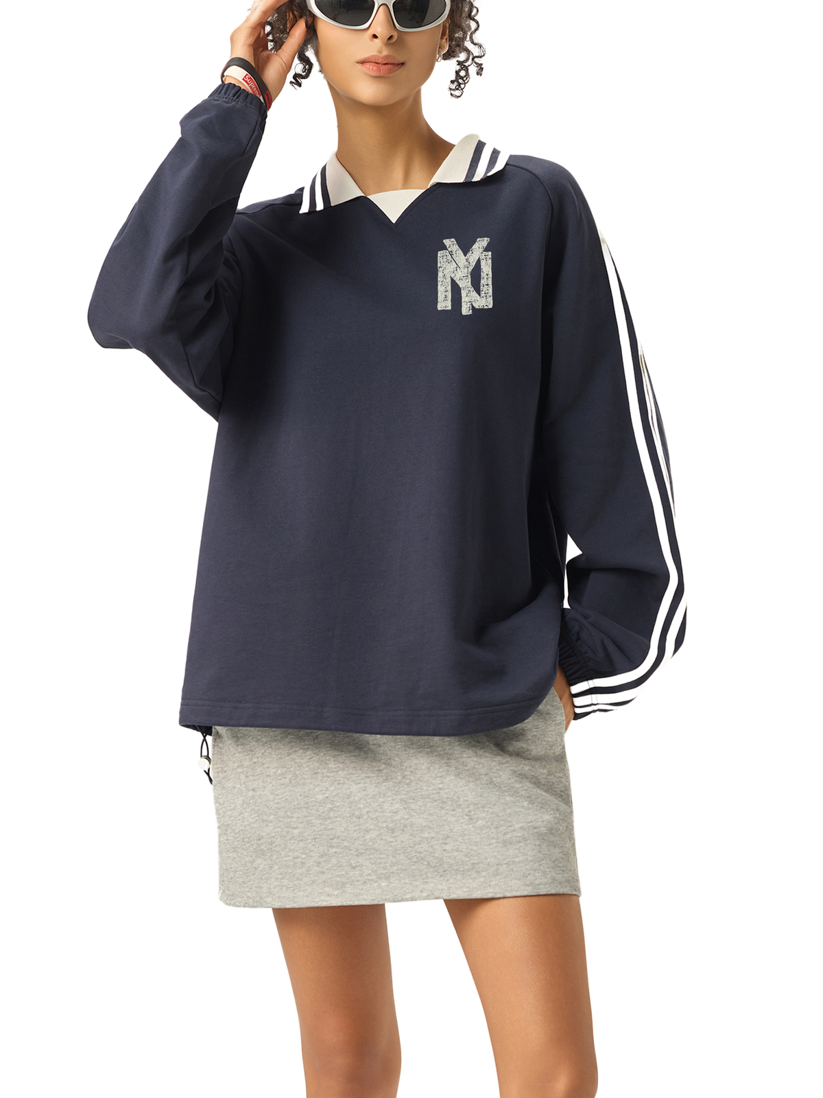 The Coach Striped NY Sweatshirt
